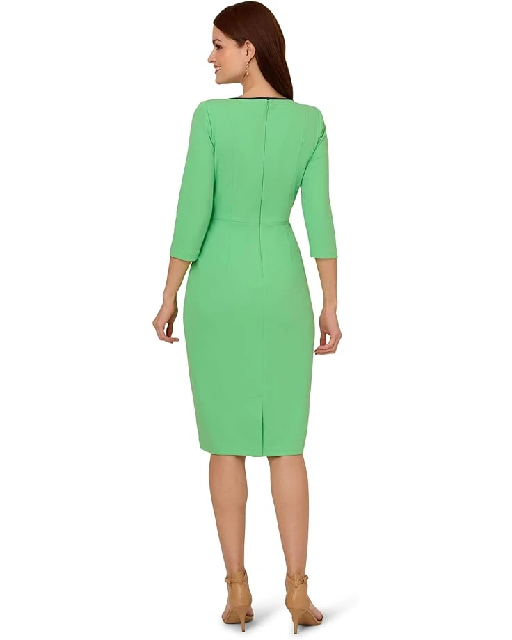 Adrianna Papell Tipped Crepe Tie Dress | Dresses 2 Adrianna Papell Tipped Crepe Tie Dress | Dresses - Image 2