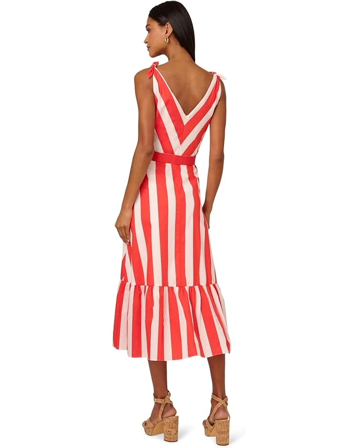 Adrianna Papell Striped Midi Dress | Dresses 2 Adrianna Papell Striped Midi Dress | Dresses - Image 2