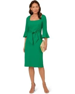 Adrianna Papell Bell Sleeve Tie Front Dress | Dresses -Elegant Dress Line 610pqYyc8DL. AC SR736920