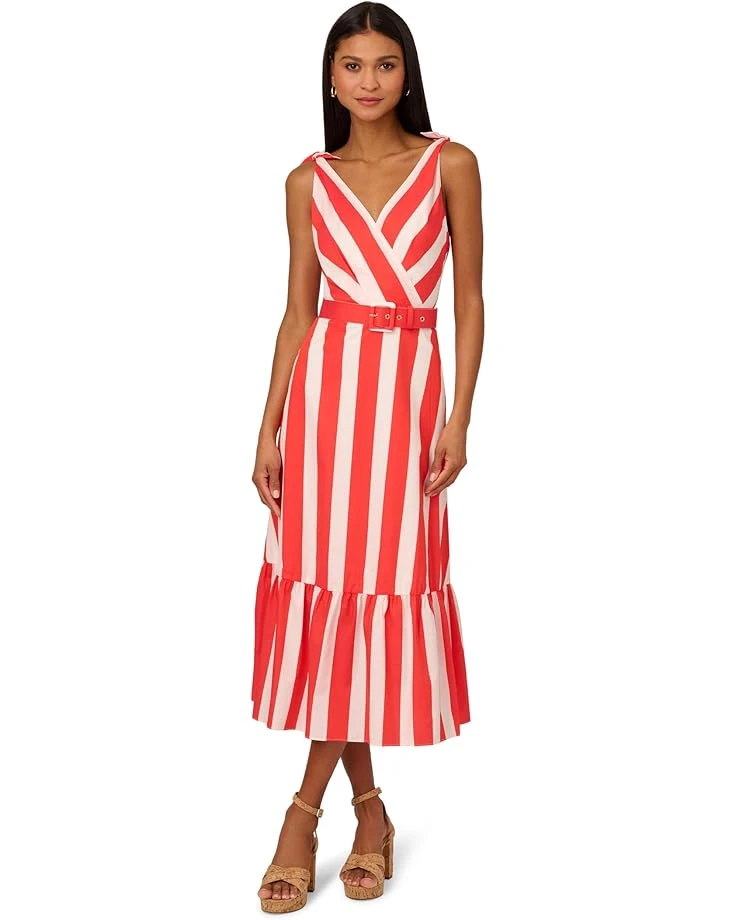 Adrianna Papell Striped Midi Dress | Dresses 1 Adrianna Papell Striped Midi Dress | Dresses