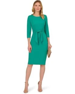 Adrianna Papell Knit Crepe Tie Waist Sheath | Dresses -Elegant Dress Line 61dFtQ4CXtL. AC SR736920