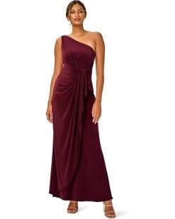 Adrianna Papell One Shoulder Jersey Dress | Dresses