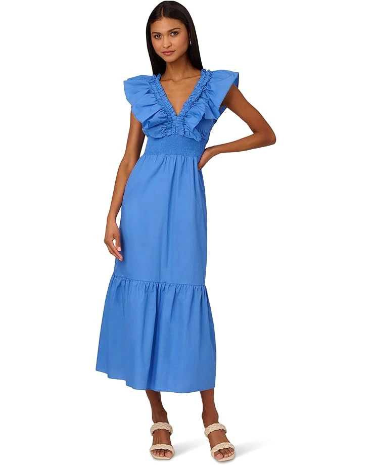 Adrianna Papell Ruffle Front Maxi Dress | Dresses 1 Adrianna Papell Ruffle Front Maxi Dress | Dresses