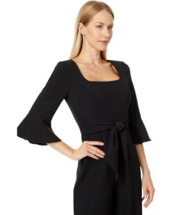 Adrianna Papell Knit Crepe Tie Front Jumpsuit | Dresses -Elegant Dress Line 61sVlY2iDIL. AC SR736920