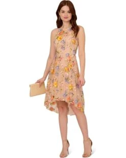 Adrianna Papell Embroidery Midi Dress | Dresses