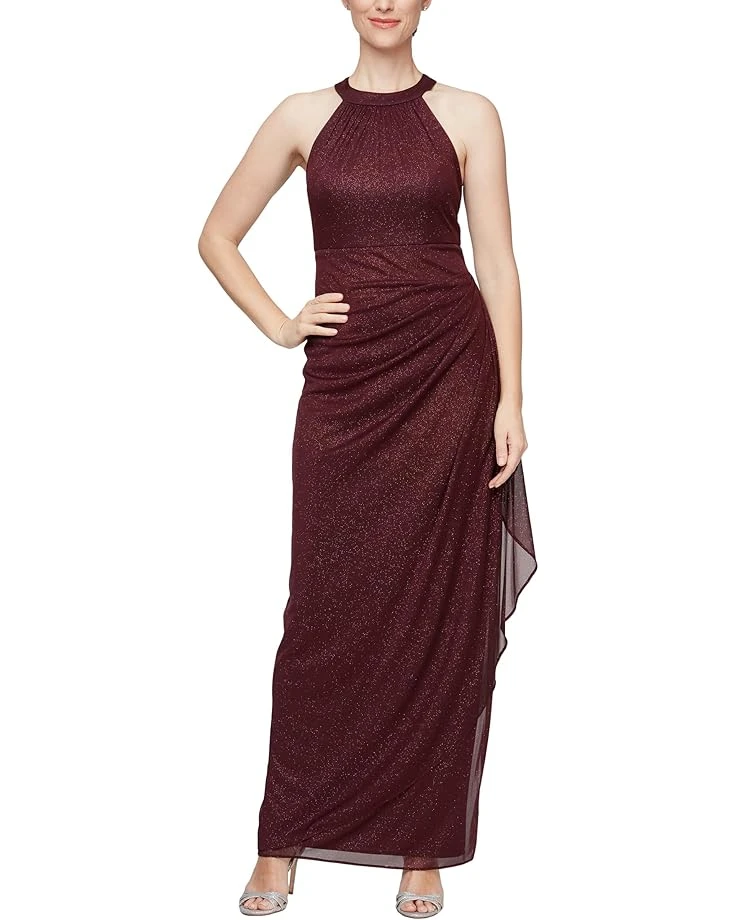 Alex Evenings Long Sleeveless Halter Neck Dress | Dresses 1 Alex Evenings Long Sleeveless Halter Neck Dress | Dresses