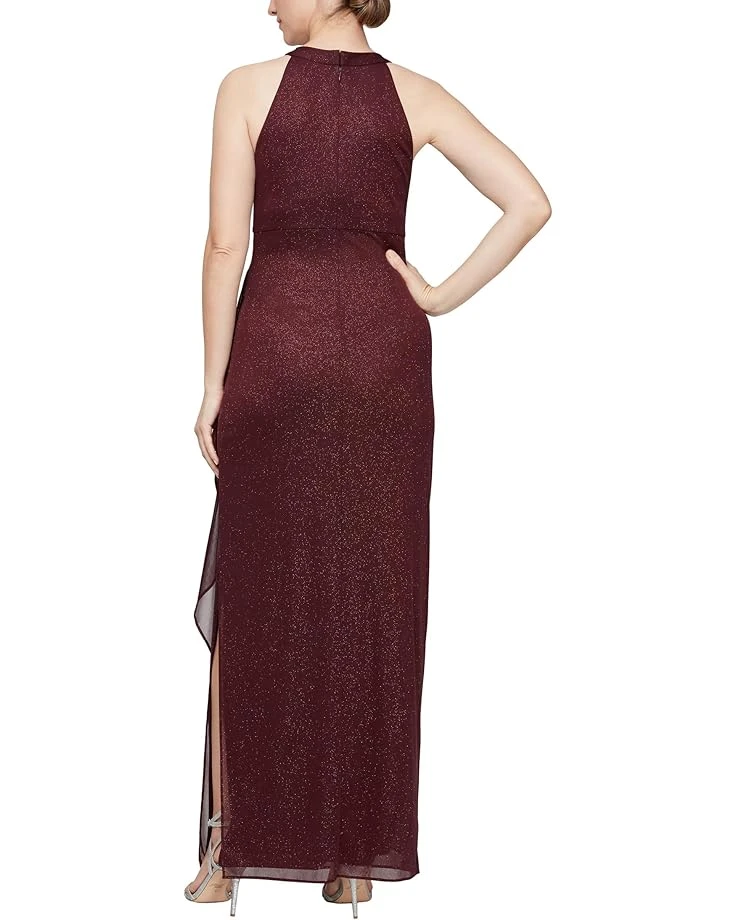 Alex Evenings Long Sleeveless Halter Neck Dress | Dresses 2 Alex Evenings Long Sleeveless Halter Neck Dress | Dresses - Image 2