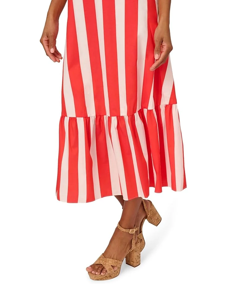 Adrianna Papell Striped Midi Dress | Dresses 3 Adrianna Papell Striped Midi Dress | Dresses - Image 3