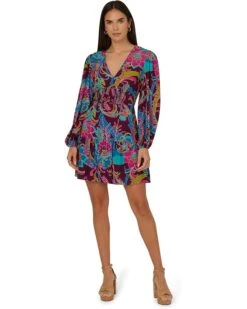 Adrianna Papell Printed Flounce Short Dress | Dresses -Elegant Dress Line 71b5uWBR8L. AC SR736920