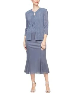 Alex Evenings Tea Length Jacket Dress | Dresses