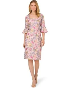 Adrianna Papell Floral Printed Short Dress | Dresses