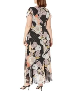 Adrianna Papell Stretch Crepe Jumpsuit with Printed Chiffon Walk Thru Jumpsuit | Jumpsuits & Rompers 5 Adrianna Papell Stretch Crepe Jumpsuit with Printed Chiffon Walk Thru Jumpsuit | Jumpsuits & Rompers -Elegant Dress Line 71we6mwcJXL. AC SR736920