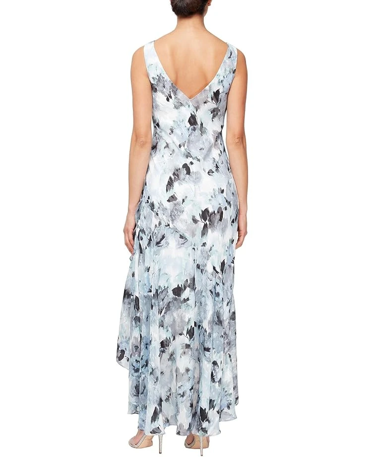 Alex Evenings High-Low Chiffon Burnout with Jacket | Dresses 4 Alex Evenings High-Low Chiffon Burnout with Jacket | Dresses - Image 4