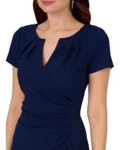 Adrianna Papell Knit Crepe Draped Midi Dress | Dresses -Elegant Dress Line 71ypwVKRzuL. AC SR736920