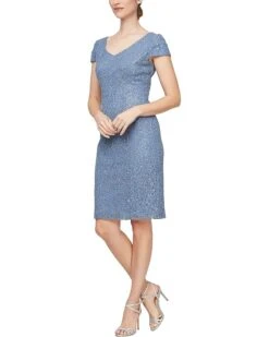 Alex Evenings Short Corded Sheath Dress | Dresses