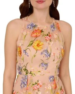 Adrianna Papell Embroidery Midi Dress | Dresses -Elegant Dress Line 81KPoID5FOL. AC SR736920