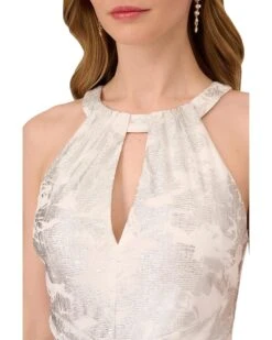 Adrianna Papell Long Sleeveless Foiled Halter Gown | Dresses 5 Adrianna Papell Long Sleeveless Foiled Halter Gown | Dresses -Elegant Dress Line 81T3nyKti L. AC SR736920