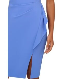 Adrianna Papell Stretch Crepe Side Draped Sheath Dress with Asymmetrical Neckline | Dresses 5 Adrianna Papell Stretch Crepe Side Draped Sheath Dress with Asymmetrical Neckline | Dresses -Elegant Dress Line 81bCknxrL2L. AC SR736920