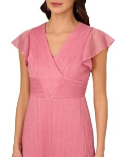 Adrianna Papell Crinkle Mesh Midi Dress | Dresses -Elegant Dress Line 81wRhZHhulL. AC SR736920