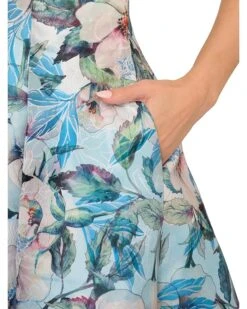 Adrianna Papell Floral Jacquard Midi Dress | Dresses -Elegant Dress Line 91WdhmXAraL. AC SR736920